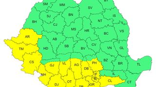  Cod galben de caniculă, luni, &icirc;n Capitală și 15 județe