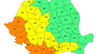 Codul portocaliu se extinde și joi, 15 august