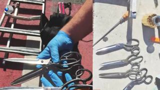 VIDEO Atacul omului cu foarfeci! Individul voia să agreseze trecătorii din București