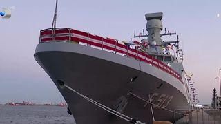 VIDEO La bordul corvetei de 99 de metri lungime! Nava din Turcia poate fi vizitată de turiștii care se află &icirc;n Constanța