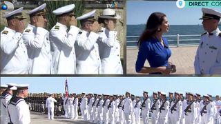 VIDEO Festivități de Ziua Marinei Rom&acirc;ne! Mii de oameni au asistat la ceremonia de la malul mării
