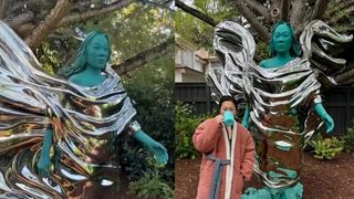 VIDEO Zuckerberg i-a făcut statuie soției! Cei doi sunt căsătoriți de 12 ani