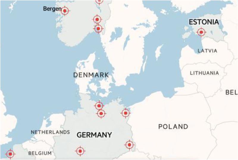 Țintele Rusiei din Europa de Vest