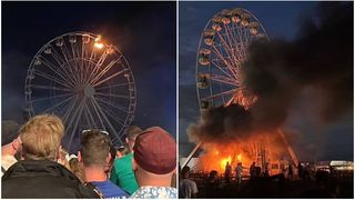 Panică la festival! Cel puțin 23 de persoane au fost rănite după ce o roată panoramică a fost cuprinsă de flăcări