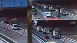 VIDEO Filmul complet al accidentului de l&acirc;ngă Constanța. Ce se vede &icirc;n imaginile de pe camerele de supraveghere