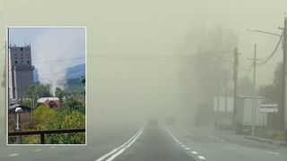 VIDEO Fenomene stranii în România: vârtejuri și nori de poluare