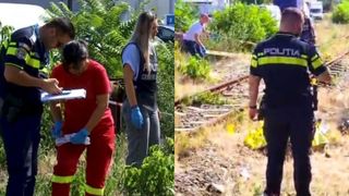 VIDEO O bătrânică din Pitești, spulberată de tren în timp ce se întorcea de la magazin. Femeia de 82 de ani traversa calea ferată