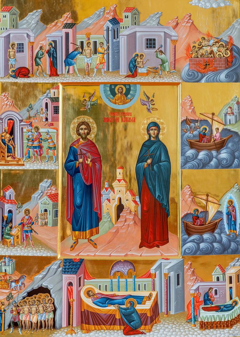 Sfinții Adrian și Natalia