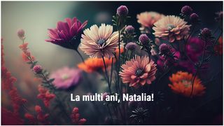 La mulți ani, Natalia! - felicitare