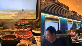 VIDEO Călătoresc fără să plece din restaurant! Experiență unică pentru clienți