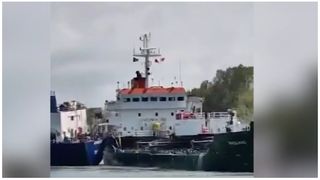 Două nave s-au ciocnit pe Canalul Sulina. Cum s-a petrecut accidentul