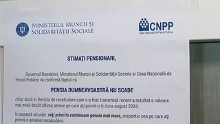 VIDEO Guvernul se joacă cu nervii pensionarilor! Vârstnicii caută să își facă dreptate la ghișeu după ce au primit mai puțini bani în urma recalculării