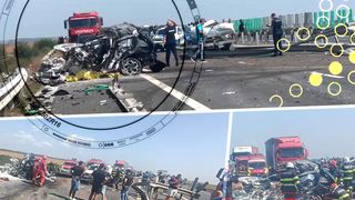 VIDEO Consulul Ungariei la București, mort &icirc;ntr-un accident pe autostradă! V&aacute;g&oacute; Ferenc a fost strivit de un camion