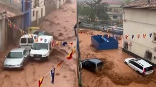 VIDEO Inundații puternice &icirc;n Spania, orașe distruse de viituri