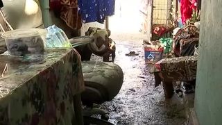 VIDEO A fost potop pe litoral! Sute de oameni și-au pierdut agoniseala de-o viață și sunt nevoiți să se mute în containere