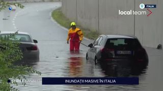 VIDEO Italia este măturată de furturi, de la nord la sud. Străzile au fost inundate, iar ploile au distrus tot în cale