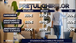 VIDEO Studenții dau chiriile pe gazdă, din cauza scumpirilor din această toamnă