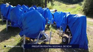 VIDEO Pregătiri pentru sezonul de schi