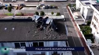 VIDEO Italia lovită de furtuna Atena