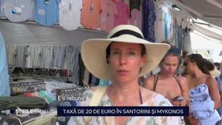 VIDEO Taxă de 20 de euro în Santorini și Mykonos