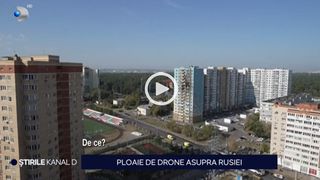 VIDEO Ploaie de drone asupra Moscovei