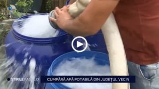 VIDEO Cumpără apă potabilă din județul vecin