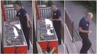 Pensionar din Cluj, la furat de înghețată. Bărbatul a fost prins de vânzătoare, dar continuă să se întoarcă: "A zis ca este în depresie"