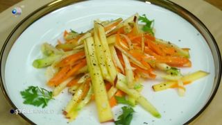 VIDEO O salată de crudități, puțin altfel! Care este rețeta?