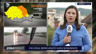 VIDEO Ciclonul Boris aduce vijelii și inundații