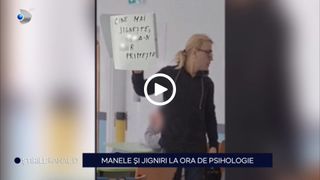 VIDEO Manele și jigniri la ora de psihologie