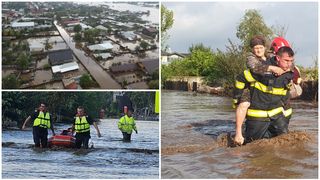 "Sunt prea bătrână. Ajutaţi-ne, că nu mai putem!" Ți se rupe sufletul! Bătrânii din județul Galați așteaptă să fie salvați din calea viiturilor care au măturat tot în cale. Bilanțul victimelor crește