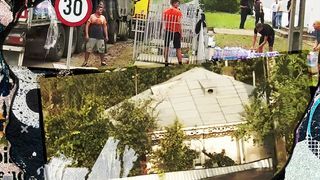 VIDEO „Azi-noapte am dormit pe unde am apucat și azi am fost cazați aici”. Sinistrații, la mâna autorităților după ce viitura le-a luat tot