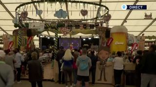 VIDEO Ultimele ore de Oktoberfest! Brașovenii și turiștii au petrecut pe cinste la poalele T&acirc;mpei