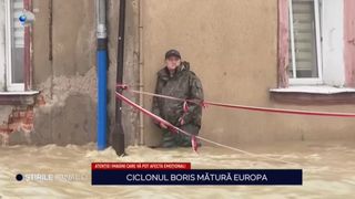 VIDEO Ciclonul Boris mătură Europa