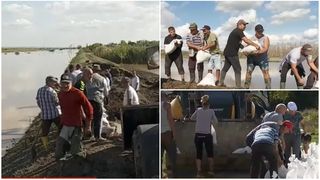 VIDEO Așteaptă cu înfrigurare altă viitură