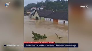 VIDEO Între distrugeri și amenințări de noi inundații