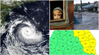 Cod galben de ploi &icirc;n 9 județe din Moldova - ciclonul Boris nu se dă dus