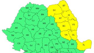 Cod galben de ploi &icirc;n 9 județe din Moldova - ciclonul Boris nu se dă dus