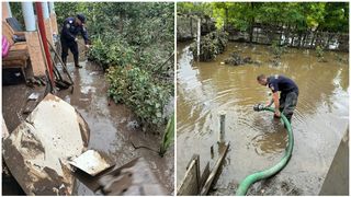 Valul doi de inundații în Galați. Viitura a lovit alte localități