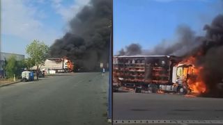 Tir &icirc;n flăcări