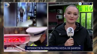 VIDEO Interdicție &icirc;n orașul Cluj-Napoca pentru hoțul de șampon! Bărbatul a furat mai multe produse din supermarket-uri