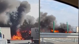 VIDEO Electrocasnice făcute scrum în vamă! De ce a izbucnit focul?