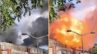 VIDEO Explozie &icirc;n Paris! Un pompier a ajuns de urgență la spital