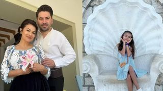 Olguța Berbec, soțul său și fiica sa