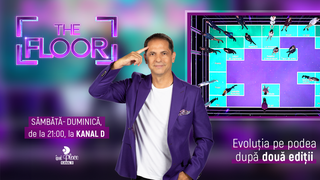 Premii pe bandă rulantă la “The Floor”: la fiecare patru ediții, un mare câștigător “The Floor” intră în posesia sumei de 50.000 de lei