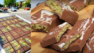 VIDEO Ciocolata din Dubai face furori în România. Ce conține desertul și cât costă o tabletă în țara noastră. Prețul nu este pentru orice buzunar