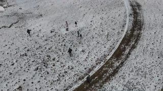 VIDEO Zăpadă &icirc;n Africa de Sud! Fenomenul meteo i-a făcut pe mulți oameni să se bucure