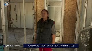 VIDEO Ajutoare prea puține pentru sinistrații din Galați