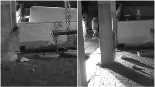 VIDEO Scandal de proporții din cauza unui refuz, &icirc;ntr-o comună din Brașov. Un bărbat a fost bătut de mai mulți consăteni, care,  supărați, i-au distrus mașina și gardul