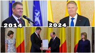 Klaus Iohannis, de 10 ani la Palatul Cotroceni